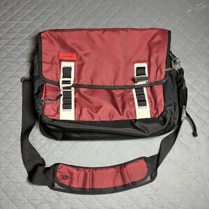 Timbuk2 Command Messenger Travel Airline Work Carry Shoulder Bag Large-Red/Black